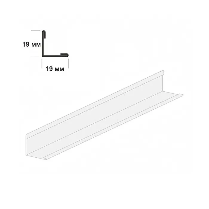 Пристенный молдинг Armstrong Bajkal Zn белый 19х19х3000 мм